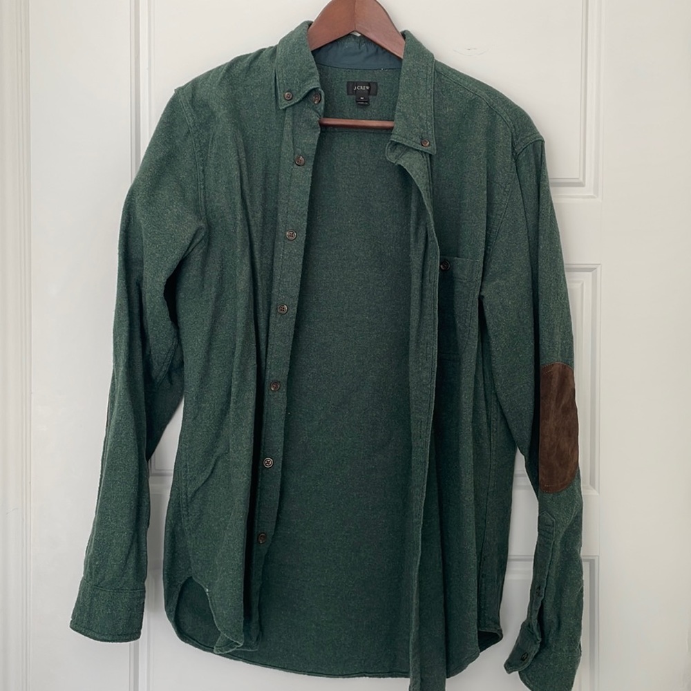 Forest green JCrew button down